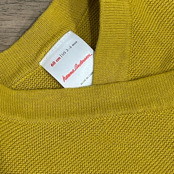 Baby infant 3-6 month Hanna Andersson sweater and pant set - Picture 2 of 5